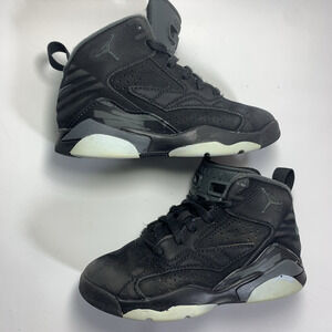 Nike Air Jordan 6 Retro Black Shoes Youth Size 11C Triple Black DZ5578-001 Kids